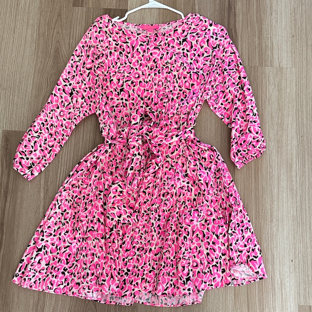 Lilly Pulitzer Pink Leopard Women’s Dress